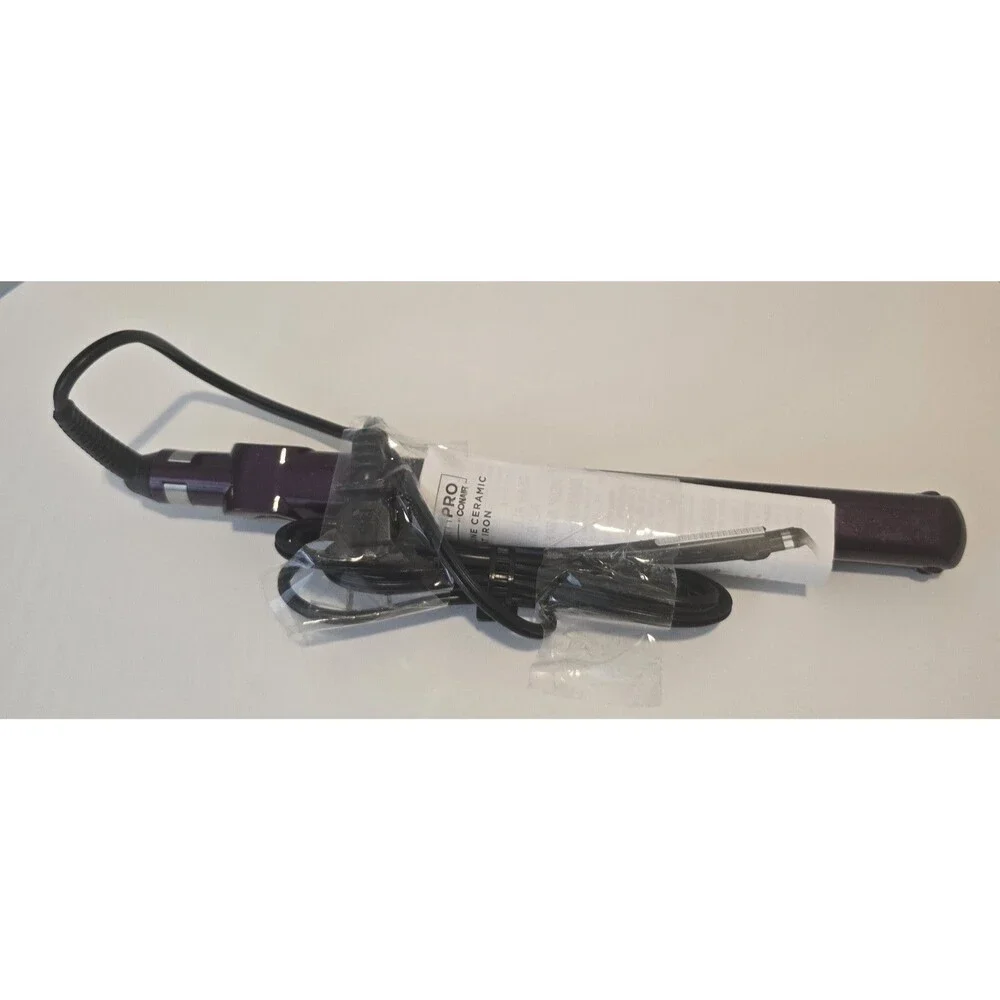 InfinitiPRO by Conair Genuine Ceramic Flat Iron Purple Straightener NEW